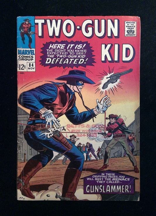 Two-Gun Kid #84  MARVEL Comics 1966 VG+