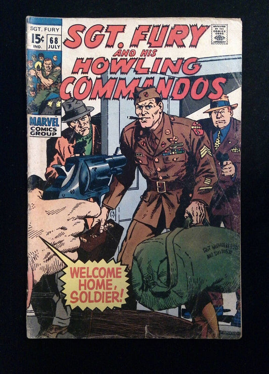 Sgt. Fury #68  MARVEL Comics 1969 VG