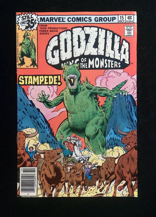 Godzilla #15  MARVEL Comics 1978 VF- NEWSSTAND