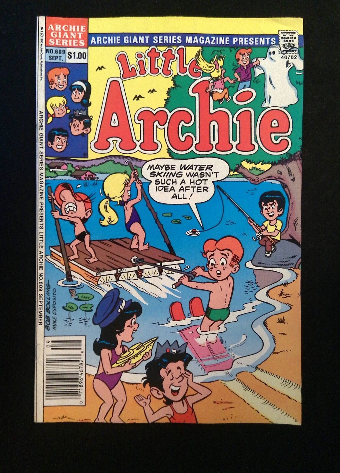 Archie Giant Series #609  ARCHIE Comics 1990 FN NEWSSTAND