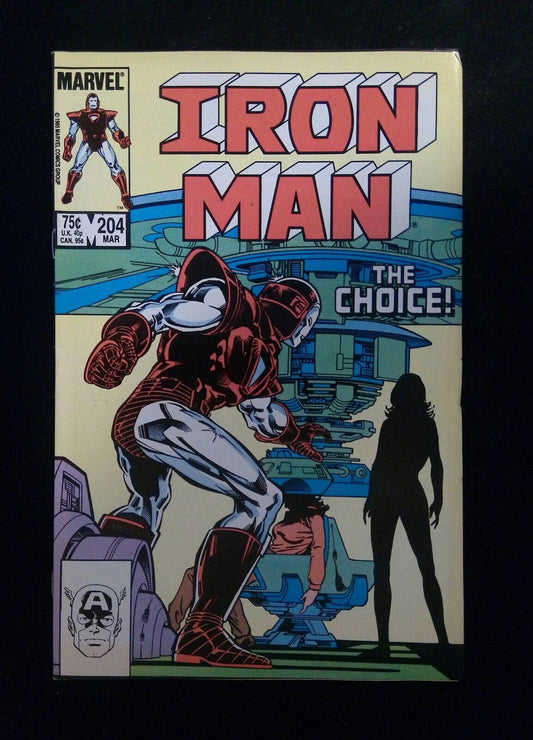 Iron Man #204  MARVEL Comics 1986 FN/VF