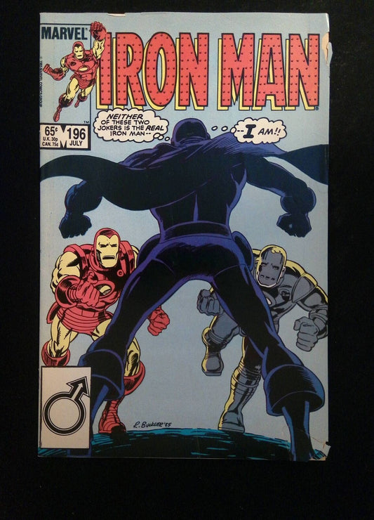 Iron Man #196  MARVEL Comics 1985 FN-