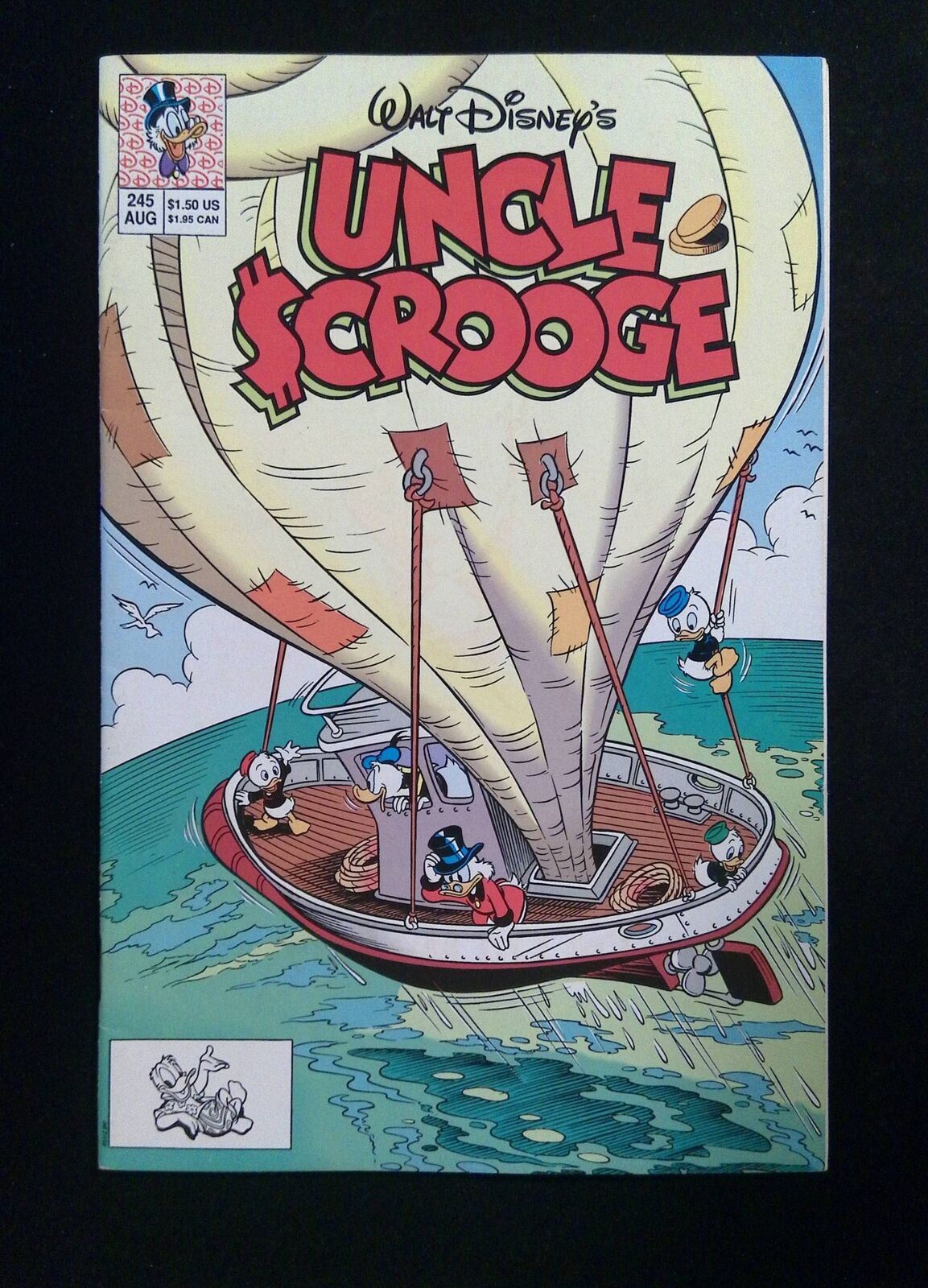 Uncle Scrooge #245  DELL/GOLD KEY/WHITMAN Comics 1990 VF+