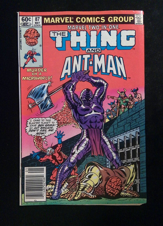 Marvel Two-In-One #87  Marvel Comics 1982 FN Newsstand