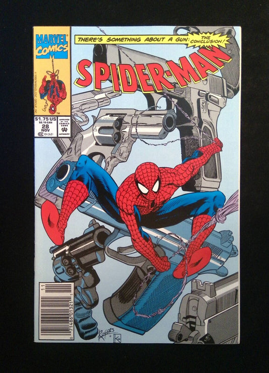 Spider-Man #28  MARVEL Comics 1992 VF+ NEWSSTAND