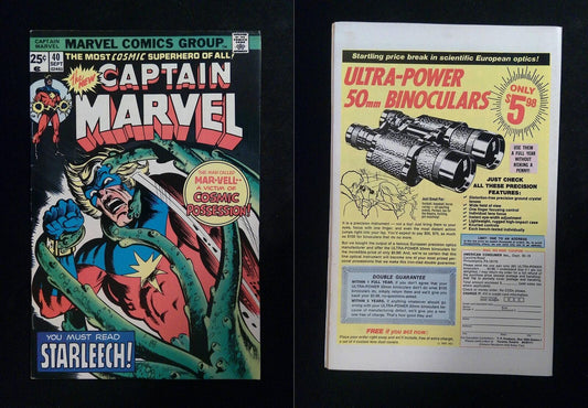 Captain Marvel #40  Marvel Comics 1975 VF-