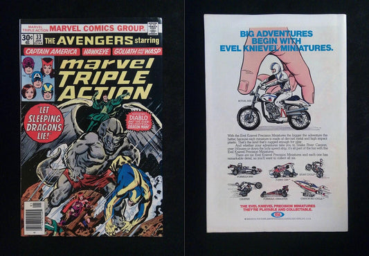 Marvel Triple Action #33  Marvel Comics 1977 VF- Newsstand