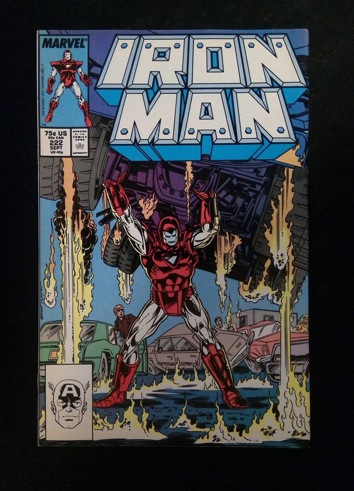 Iron Man #222  MARVEL Comics 1987 VF