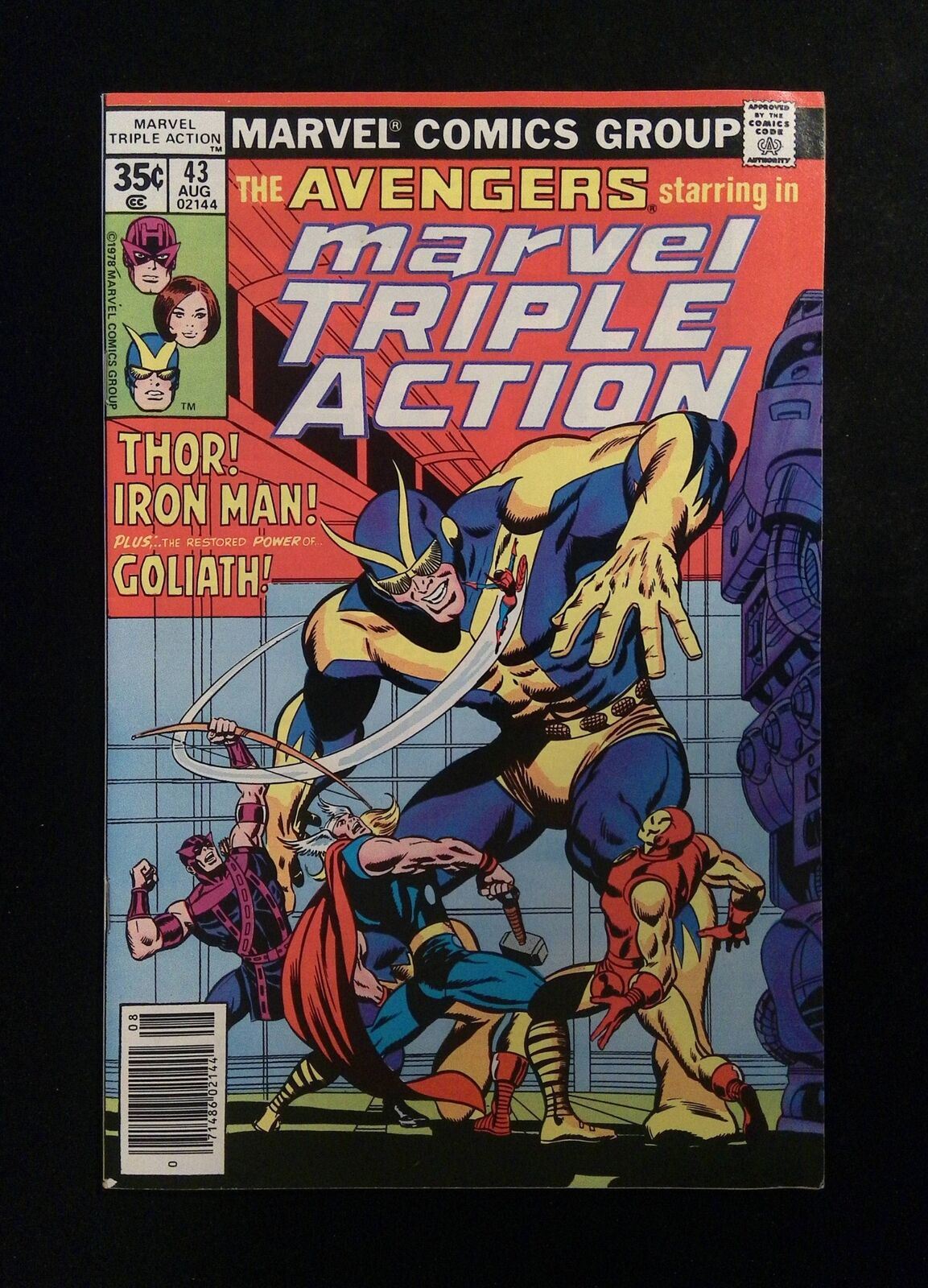 Marvel Triple Action #43  Marvel Comics 1978 VF+ Newsstand