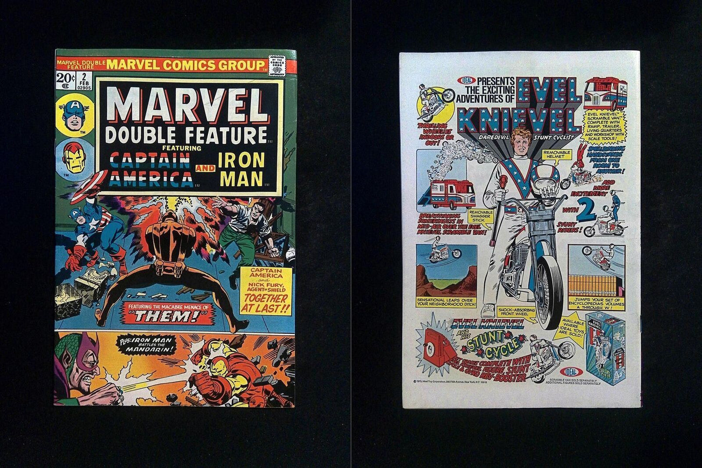 Marvel Double Feature #2  MARVEL Comics 1974 VF