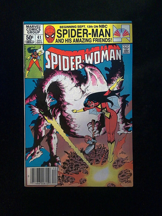 Spider-Woman #41  MARVEL Comics 1981 VF NEWSSTAND