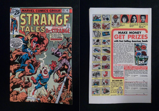 Strange Tales #185  Marvel Comics 1975 VF