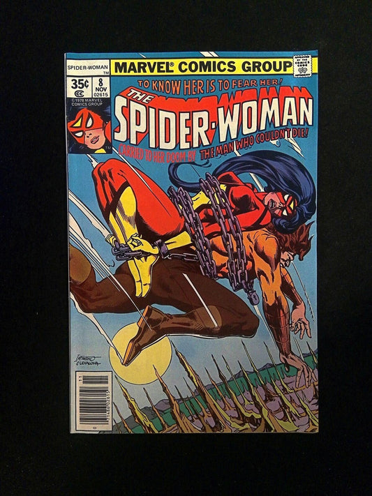 Spider-Woman #8  MARVEL Comics 1978 VF NEWSSTAND