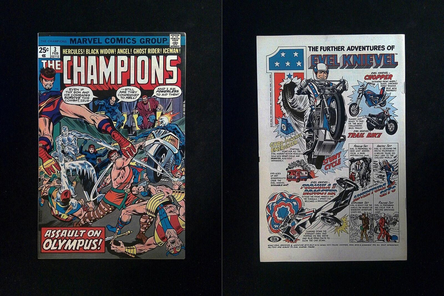 Champions #3  MARVEL Comics 1976 VF-