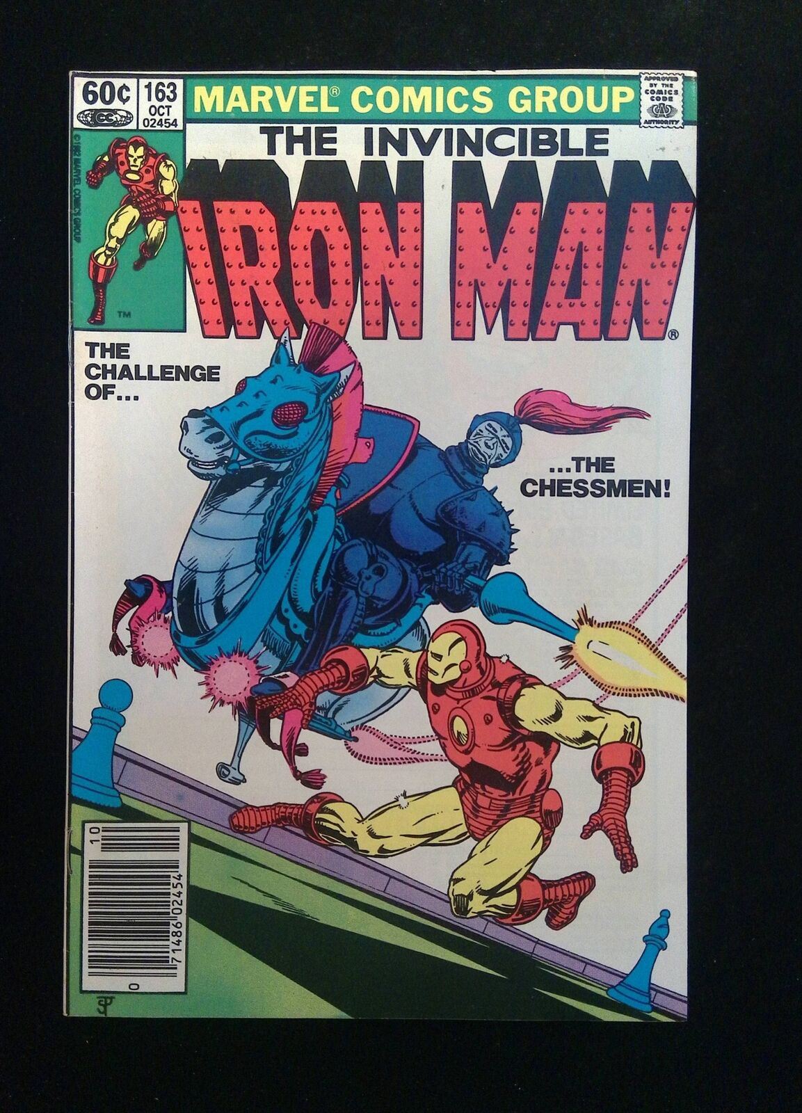 Iron Man #163  MARVEL Comics 1982 VF NEWSSTAND