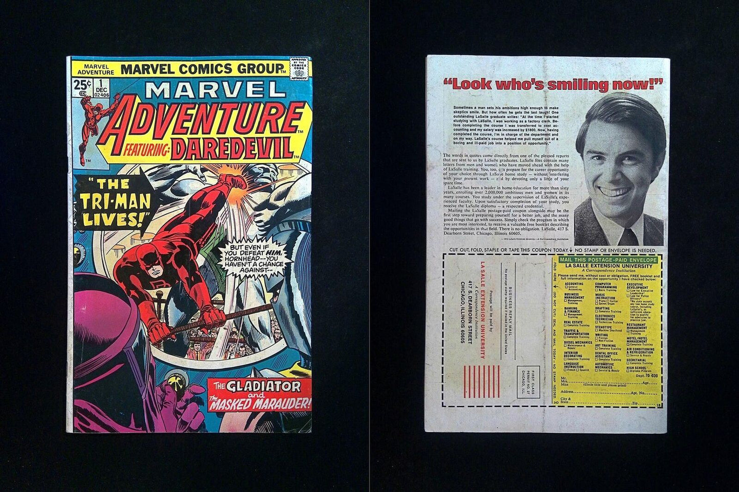 Marvel Adventure Featuring  Daredevil #1  MARVEL Comics 1975 FN/VF