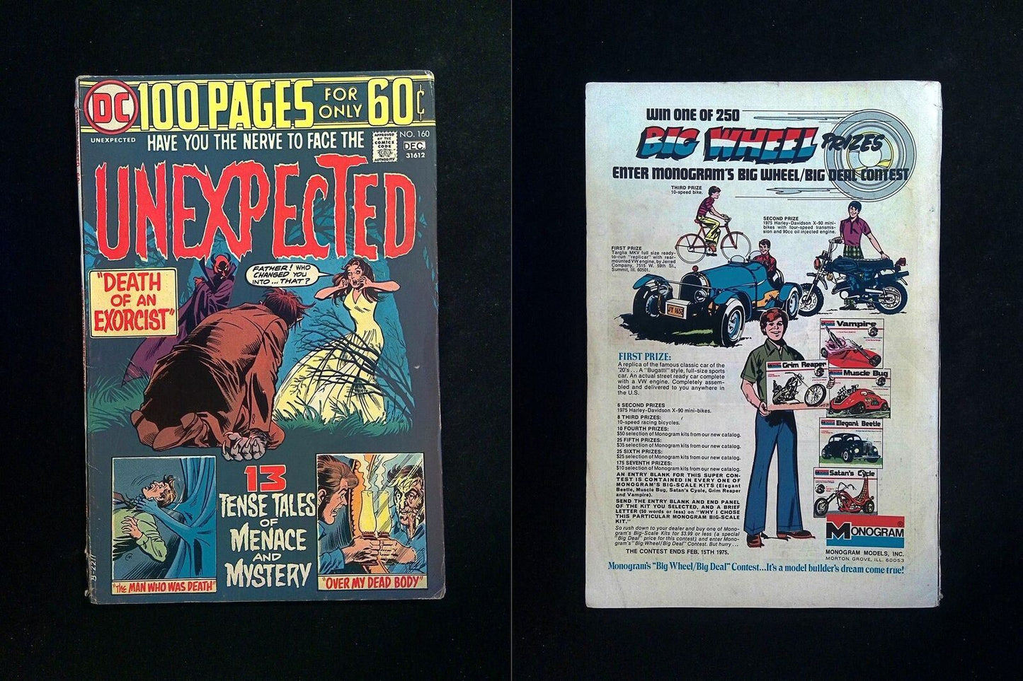 Unexpected #160  DC Comics 1974 FN