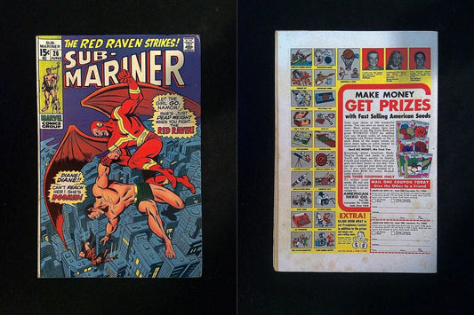 Sub-Mariner #26  MARVEL Comics 1970 FN-