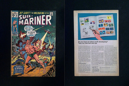 Sub-Mariner #36  MARVEL Comics 1971 FN