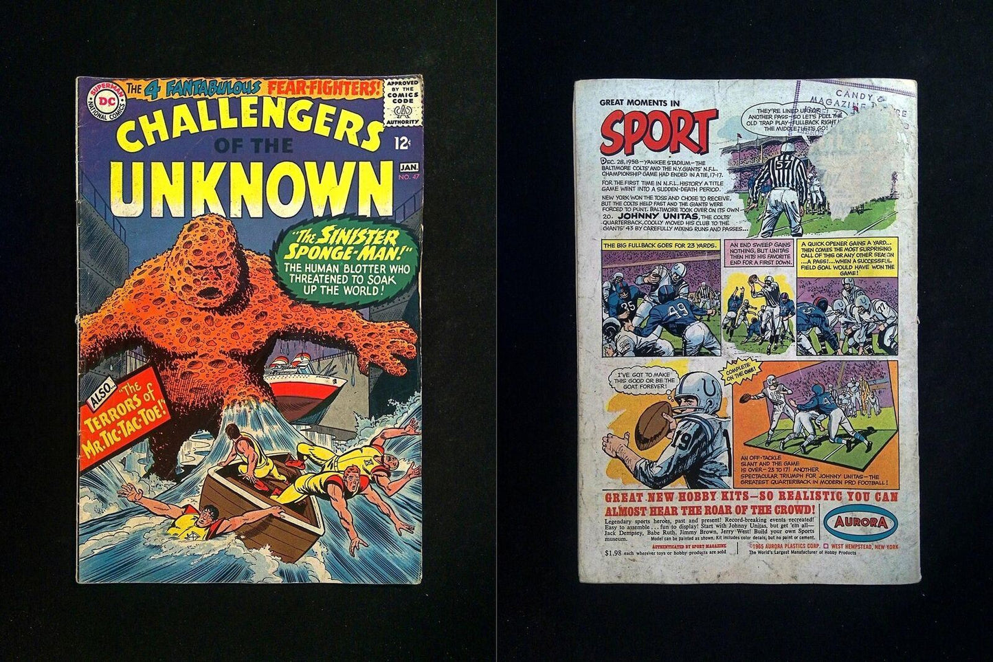 Challengers Of The Unknown #47  DC Comics 1966 VG-