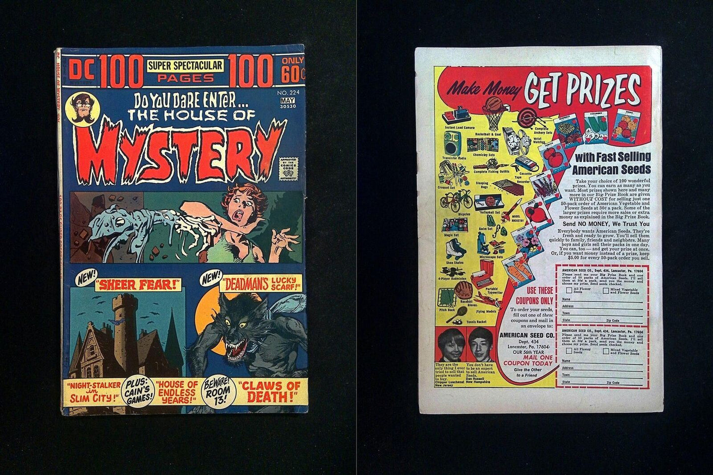 House Of Mystery #224  DC Comics 1974 FN-