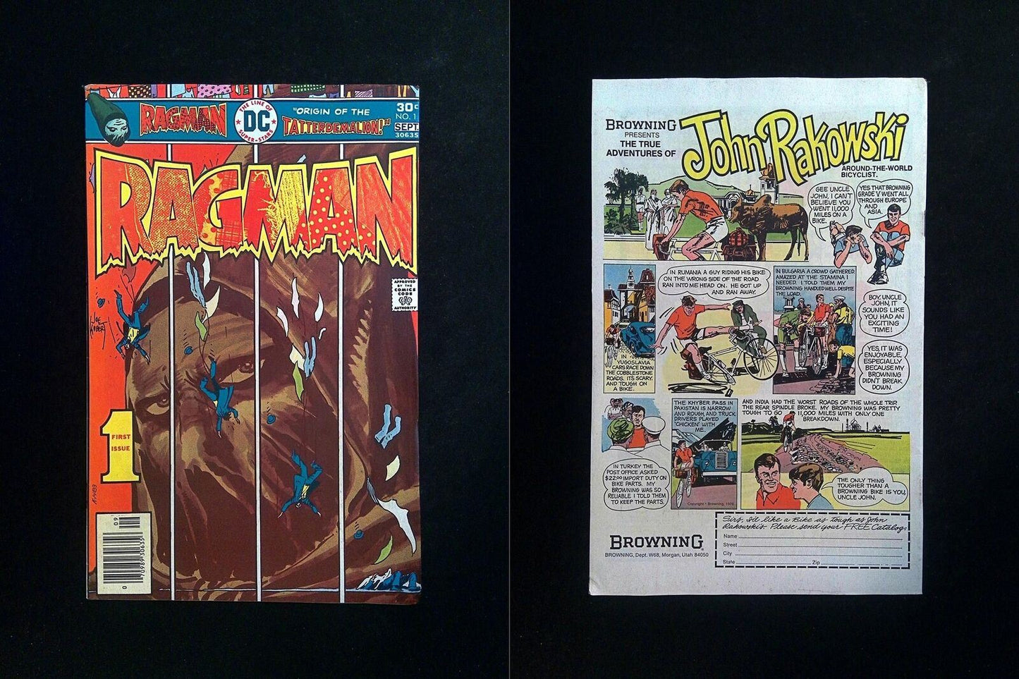 Ragman #1  DC Comics 1976 VF+ NEWSSTAND