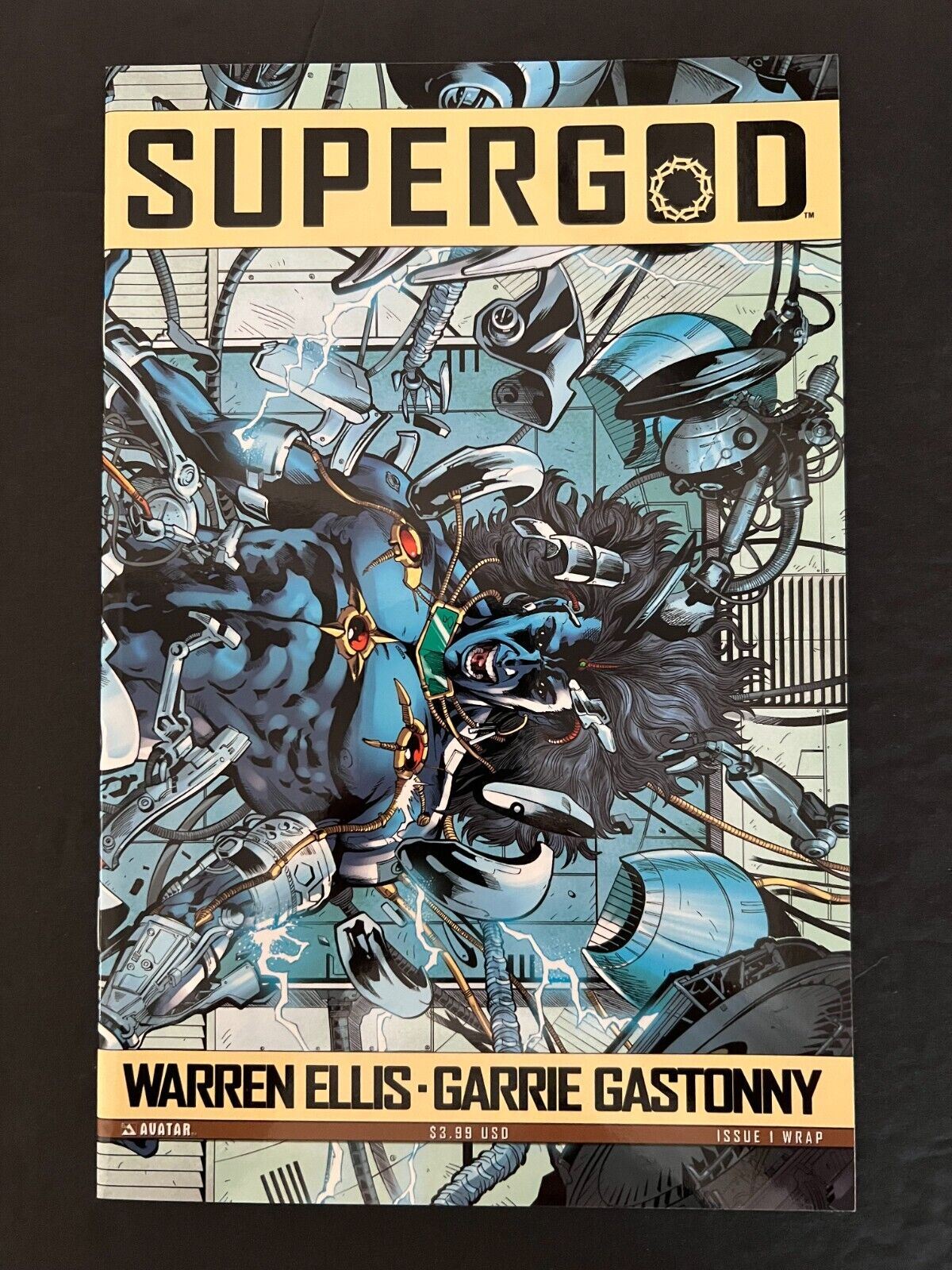 Supergod Full Set #1D,2A,3D,4B,5B AVATAR Comics 2009-2010 NM+