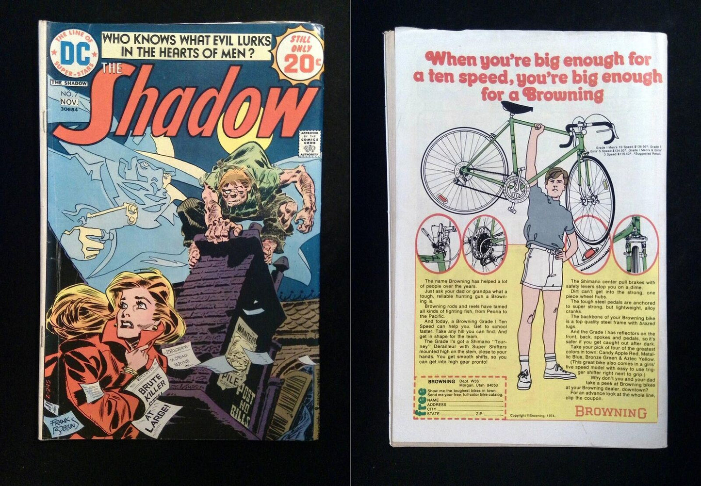 Shadow #7  DC Comics 1974 VG/FN