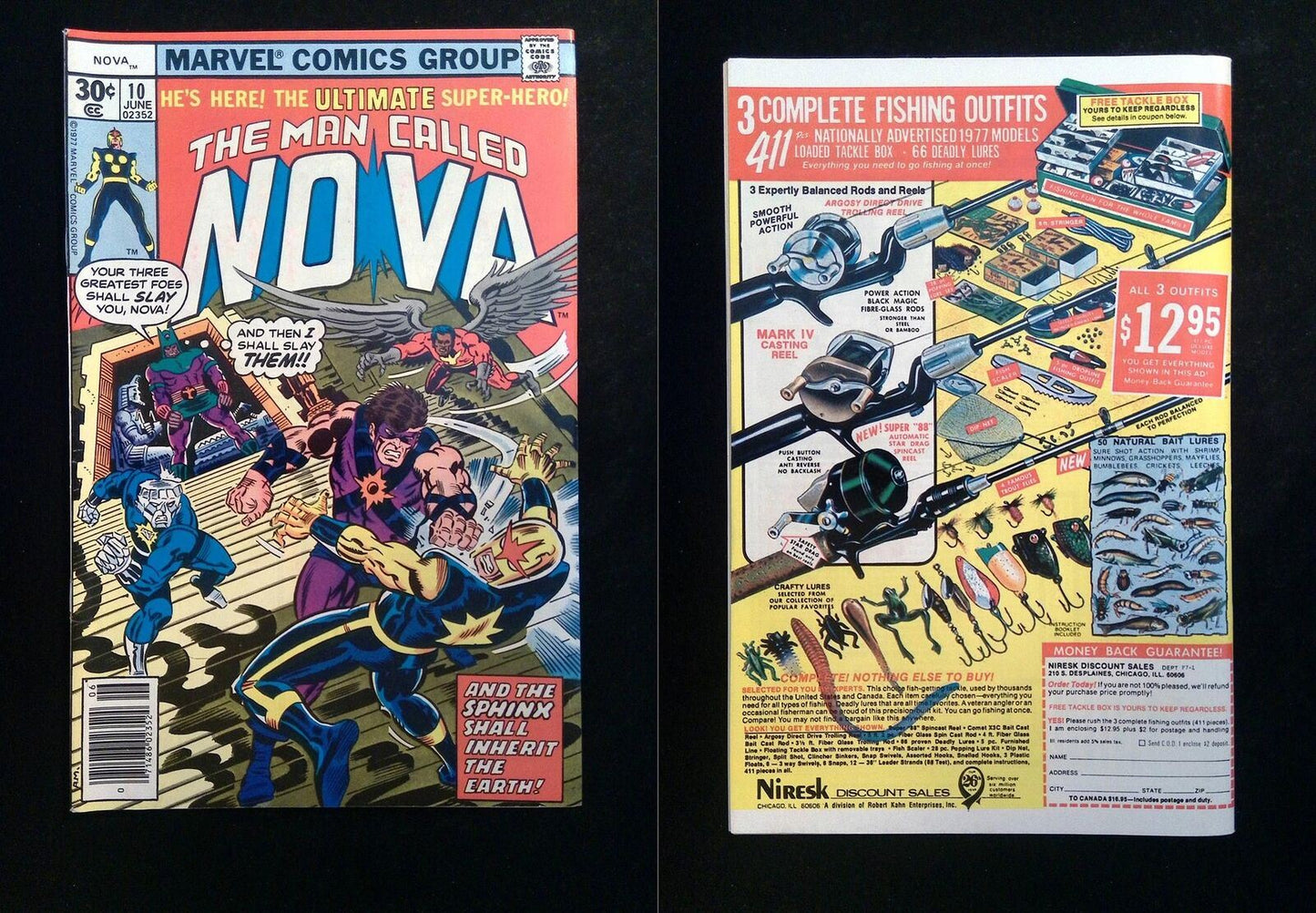 Nova #10  Marvel Comics 1977 VF+ Newsstand