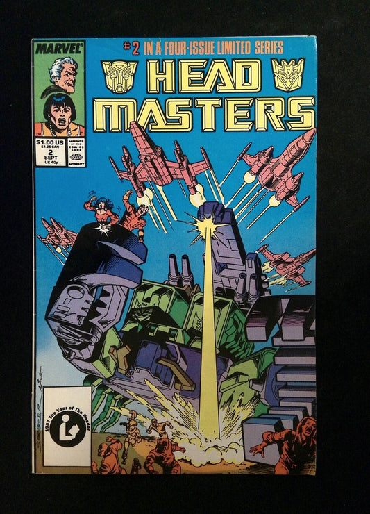 Transformers Headmasters #2  Marvel Comics 1987 VF