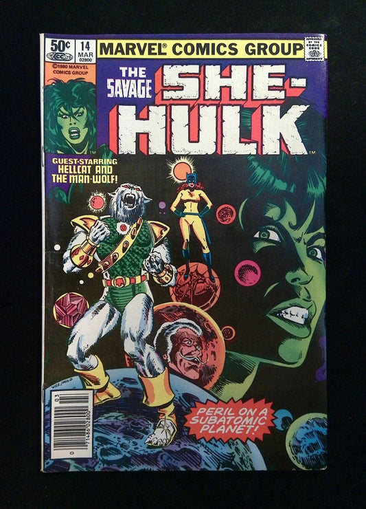 Savage She-Hulk #14  Marvel Comics 1981 VF- Newsstand
