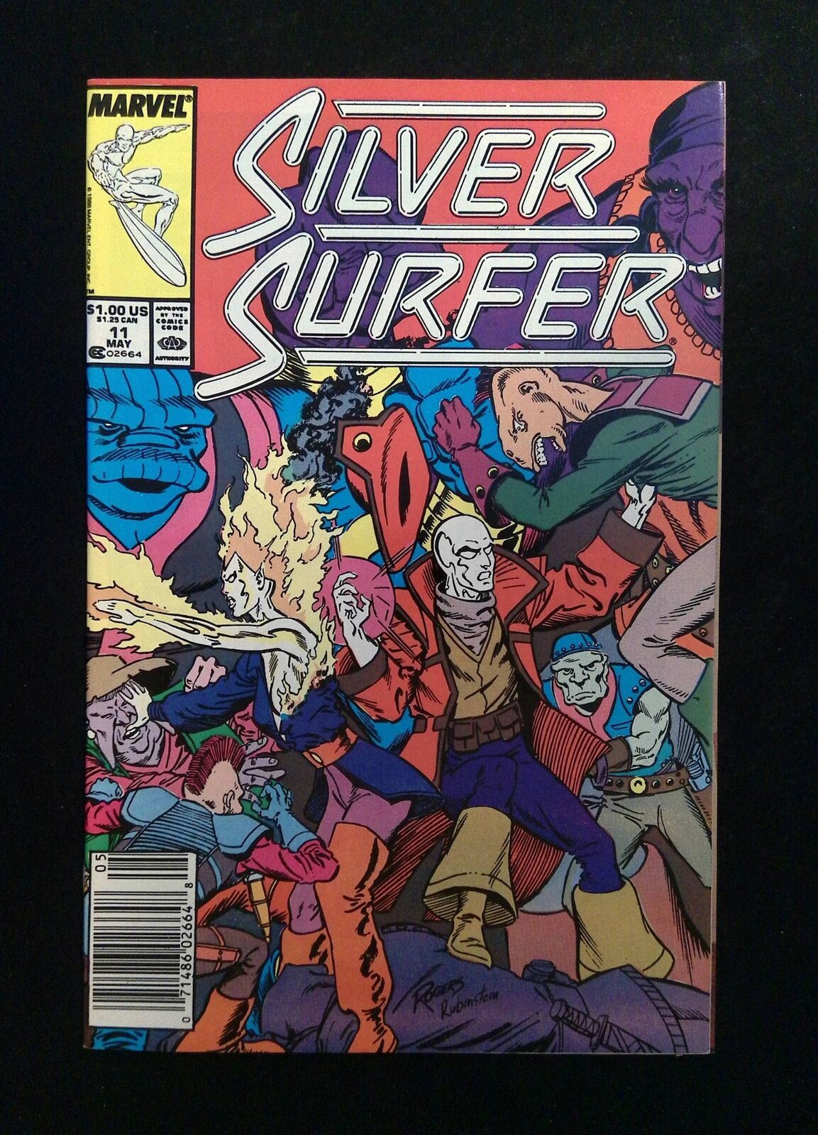 Silver Surfer #11 (2nd Series) Marvel Comics 1988 VF/NM Newsstand