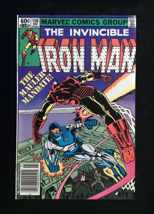 Iron Man #156  Marvel Comics 1982 VF Newsstand