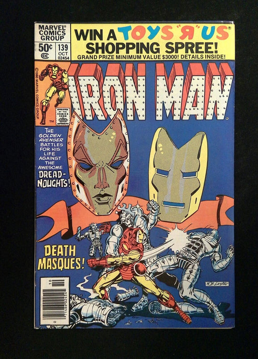 Iron Man #139  Marvel Comics 1980 VF Newsstand