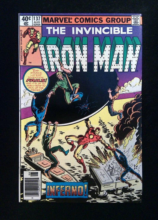 Iron Man #137  Marvel Comics 1980 VF+ Newsstand