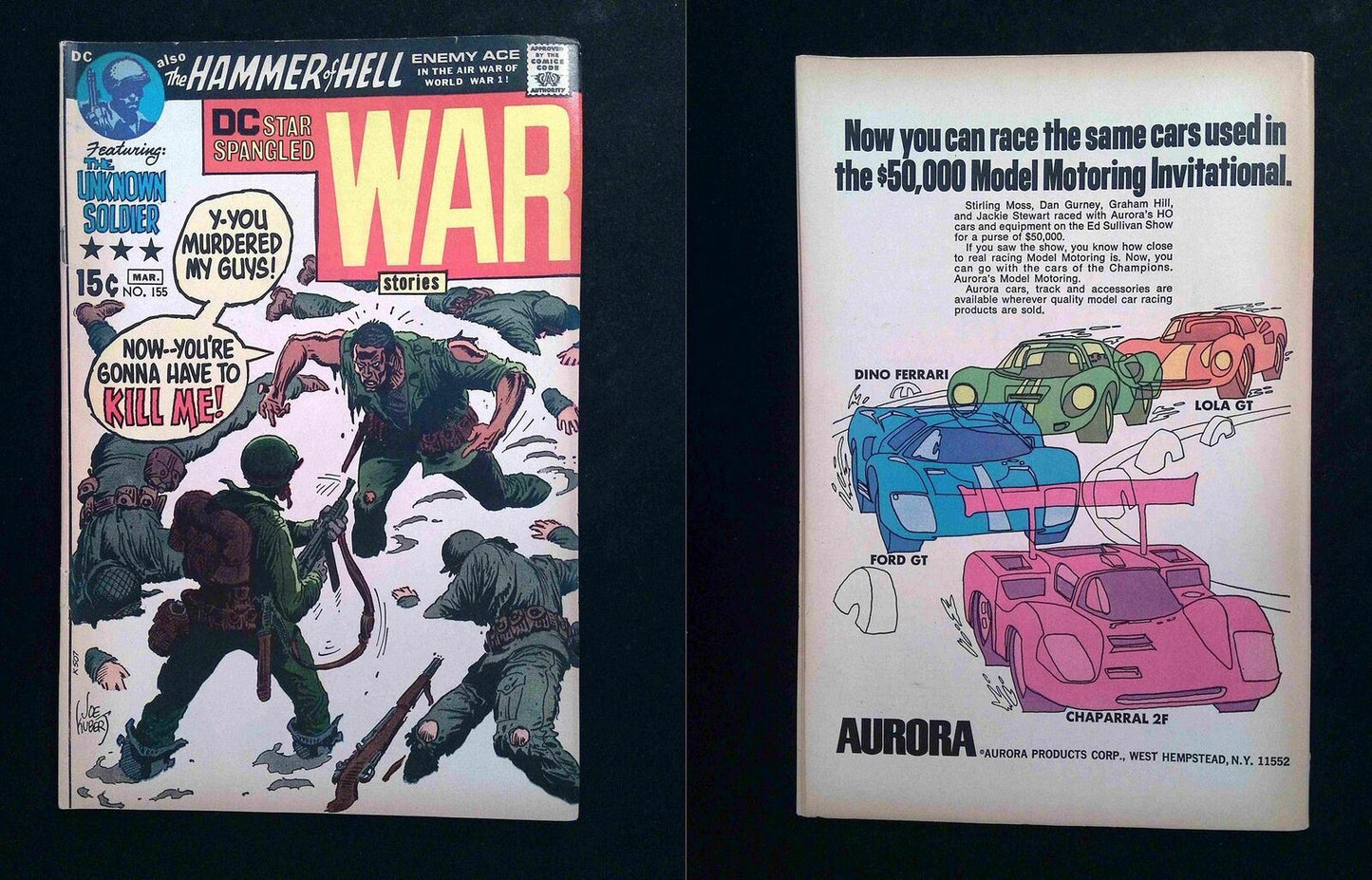 Star Spangled War Stories #155  DC Comics 1970 VG+