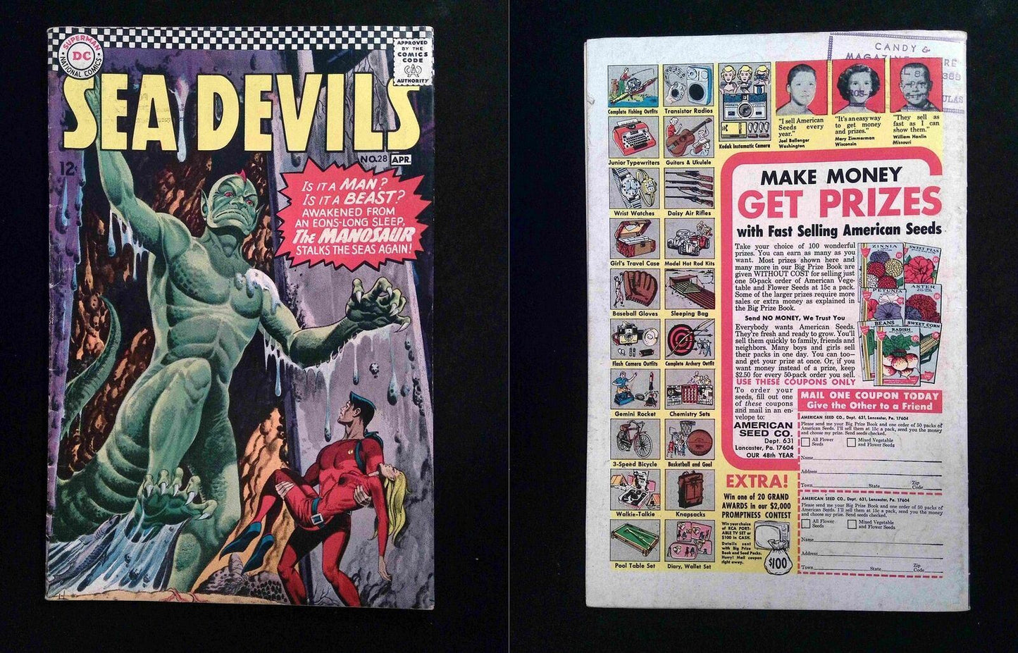 Sea Devils #28  DC Comics 1966 VG/FN