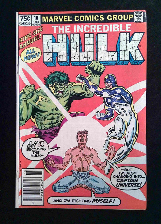 Incredible Hulk Annual #10  Marvel Comics 1981 FN Newsstand