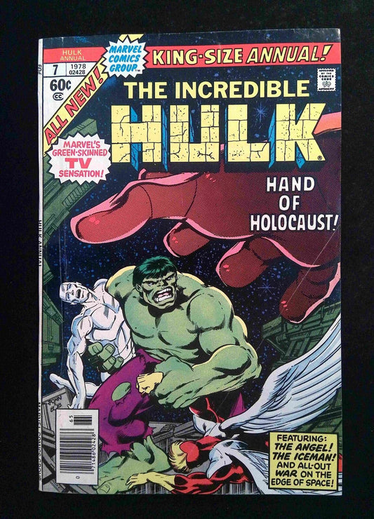 Incredible Hulk Annual #7  Marvel Comics 1978 VF- Newsstand