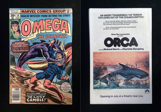 Omega The Onknown #10  MARVEL Comics 1977 VF- NEWSSTAND