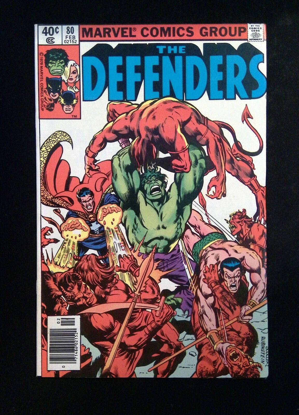 Defenders #80  MARVEL Comics 1980 VF+ NEWSSTAND