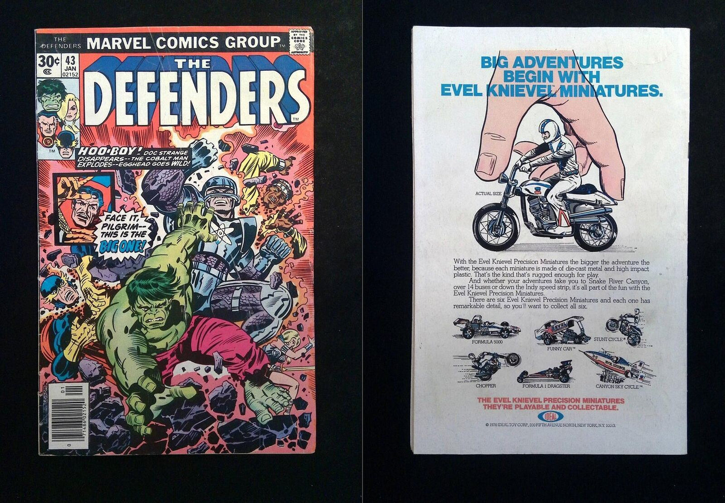 Defenders #43  MARVEL Comics 1977 FN NEWSSTAND