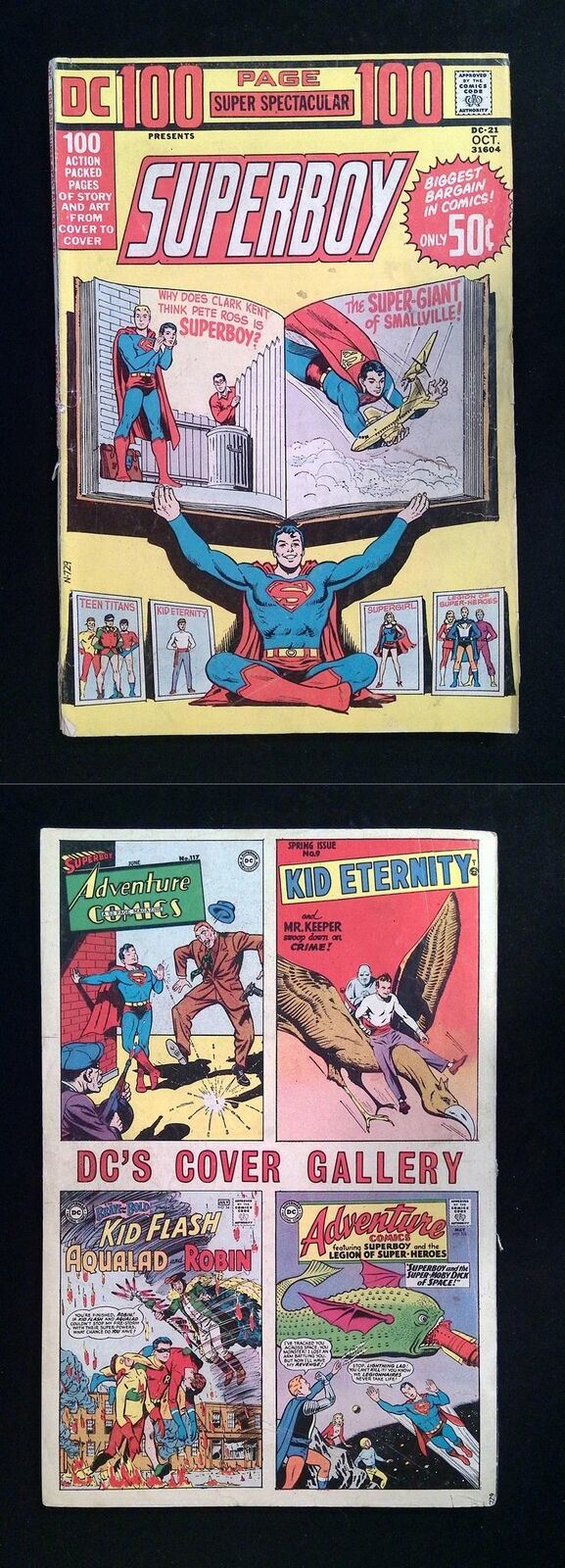 DC 100 Page Super Spectacular #21  DC Comics 1973 VG