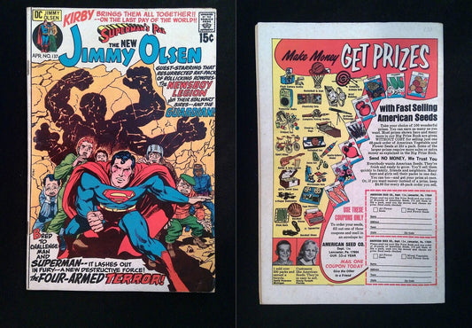 Superman's Pal Jimmy Olsen #137  DC Comics 1971 FN-