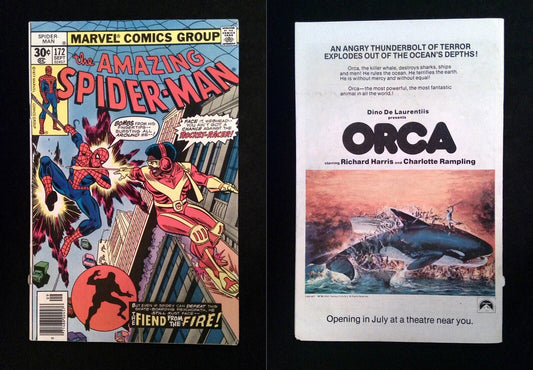 Amazing Spider-Man #172  MARVEL Comics 1977 FN/VF NEWSSTAND