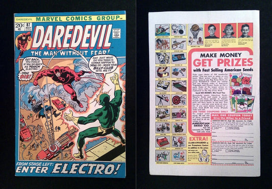 Daredevil #87  MARVEL Comics 1972 FN