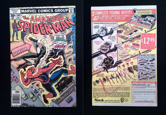Amazing Spider-Man #168  MARVEL Comics 1977 VF- NEWSSTAND