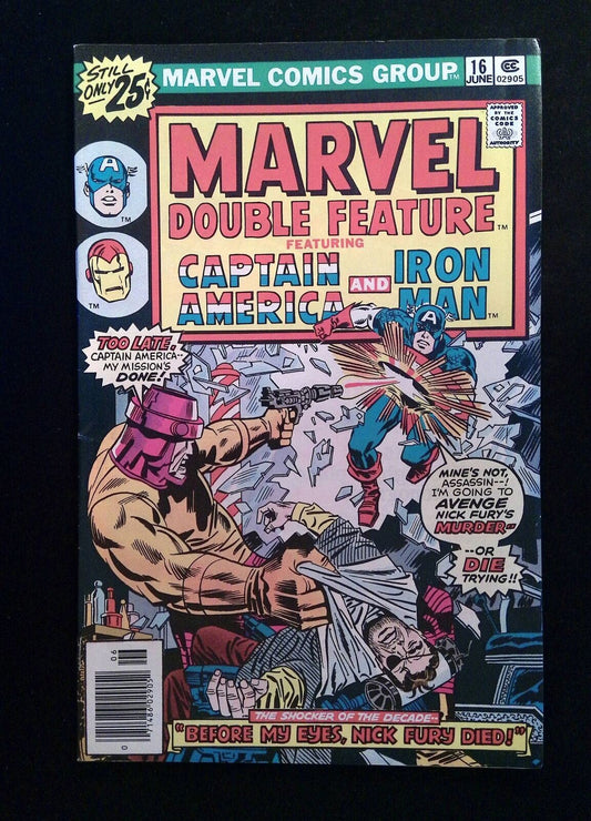 Marvel Double Feature #16  Marvel Comics 1976 FN/VF Newsstand