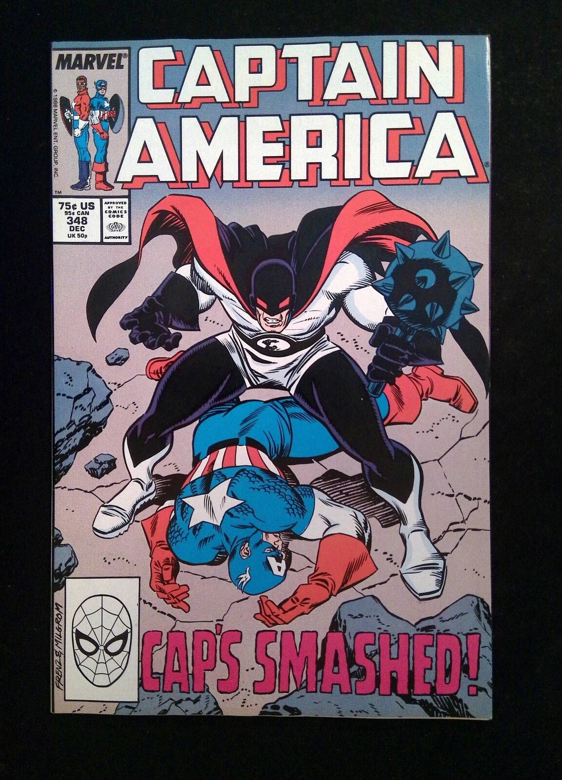 Captain America #348  Marvel Comics 1988 VF