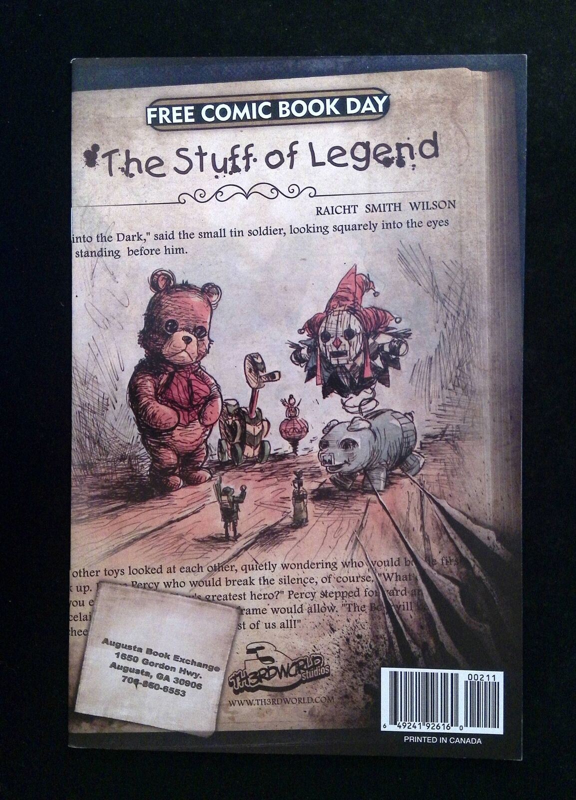 Stuff Of Legend Finding Gossamyr #2012  Th3rd World Comics 2012 NM-  FCBD